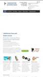 Mobile Screenshot of lakeforestfootandankle.com